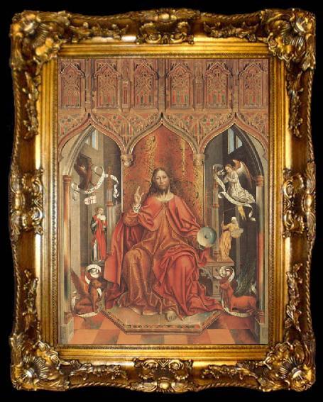 framed  GALLEGO, Fernando Christ Giving His Blessing, ta009-2